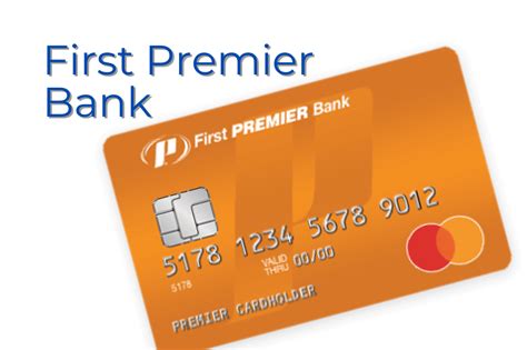 First Premier Bank Card Application